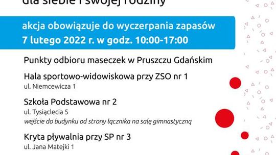 Darmowe maseczki dla mieszkańców