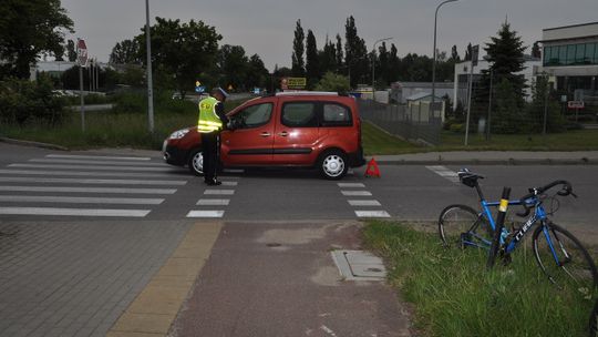 Potrącenie rowerzysty w Pruszczu Gdańskim