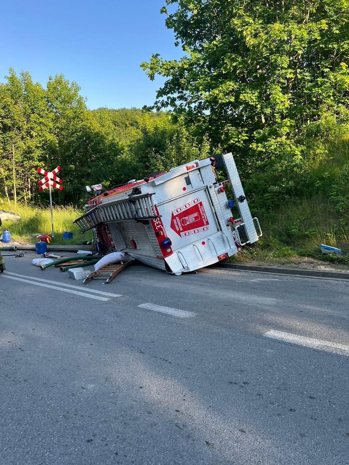 Mieli wypadek, zbierają na nowy samochód pożarniczy