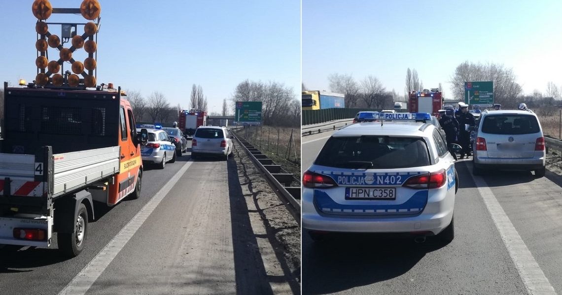 Niebezpieczne zdarzenie z udziałem policjantów