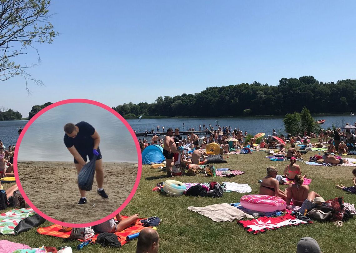 Plażowicze zapominają o śmieciach